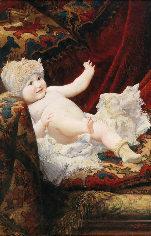 Card (Lazybones): Portrait Baby