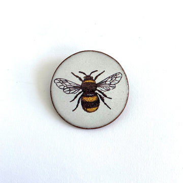 Ceramic Brooch: Bumblebee