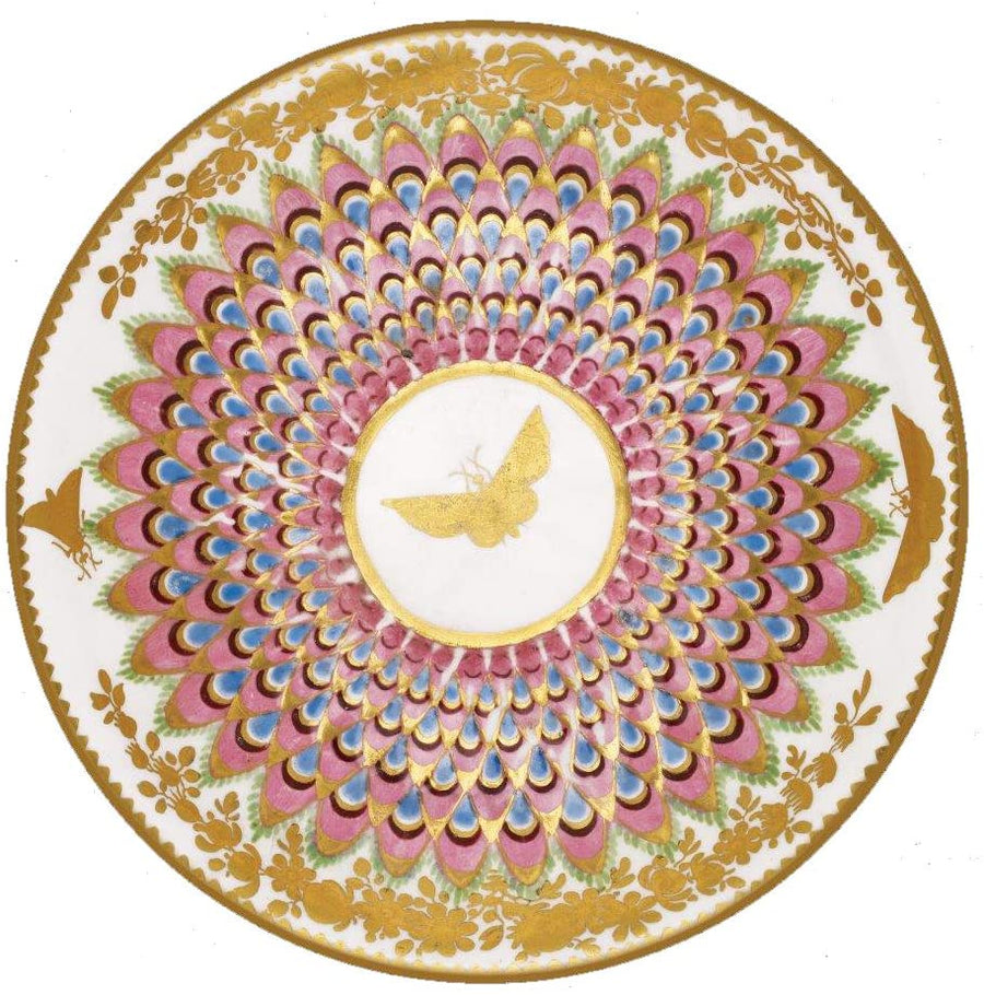 Tin Plate: Ashmolean - Gold Butterfly