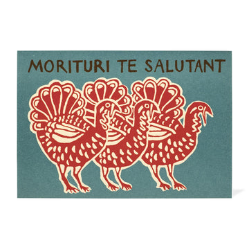 Card (Cambridge Imprint): Gladiator Turkeys