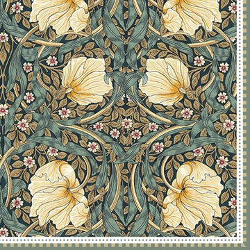 Paper Napkin (Lunch): William Morris Black