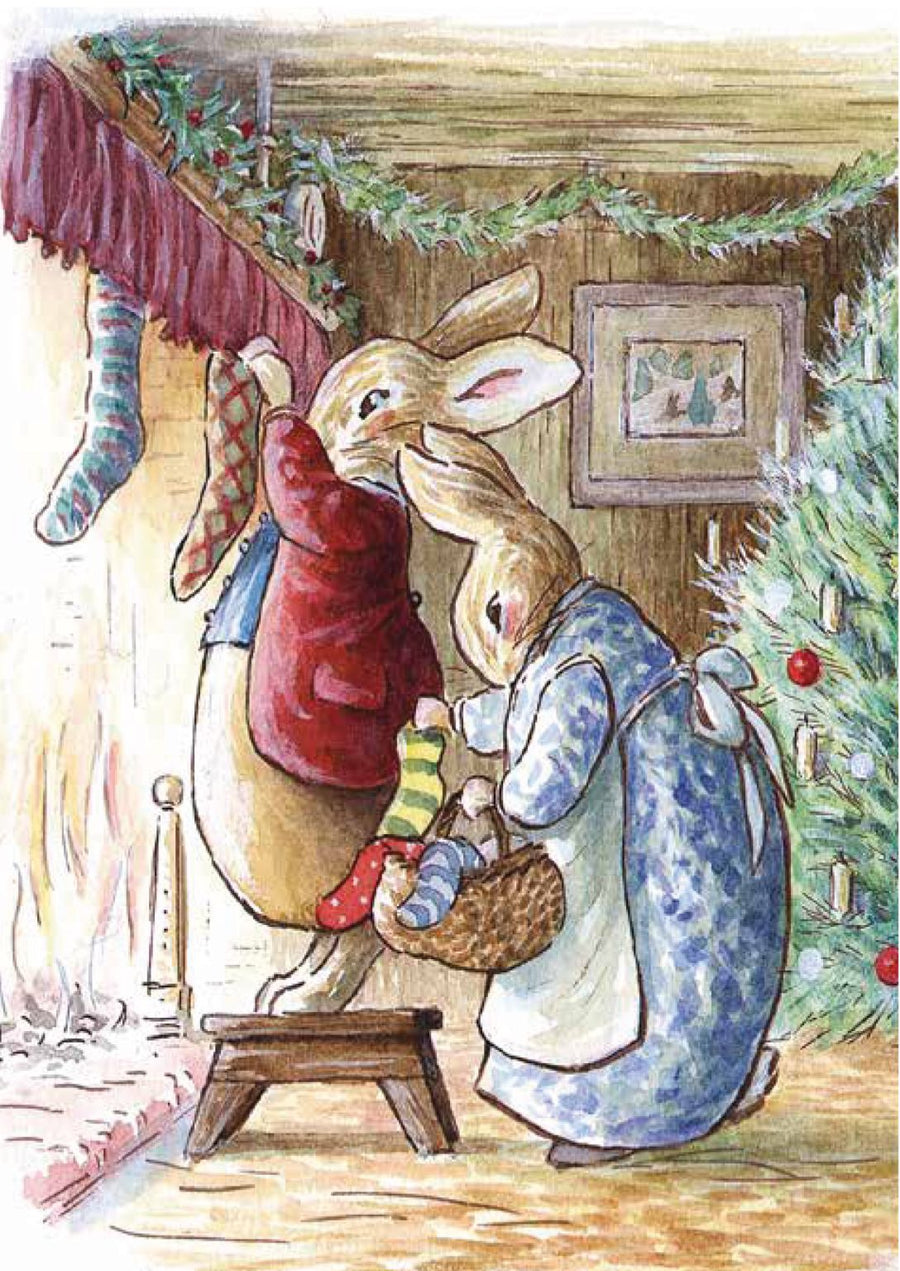 Card (Christmas Porch Fairies): Foxwood Tales