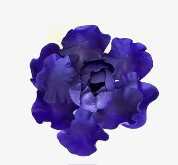 Silk Flower Brooch: Violet