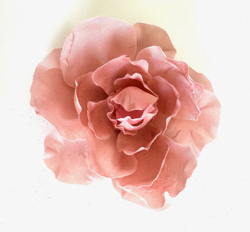 Silk Flower Brooch: Pink