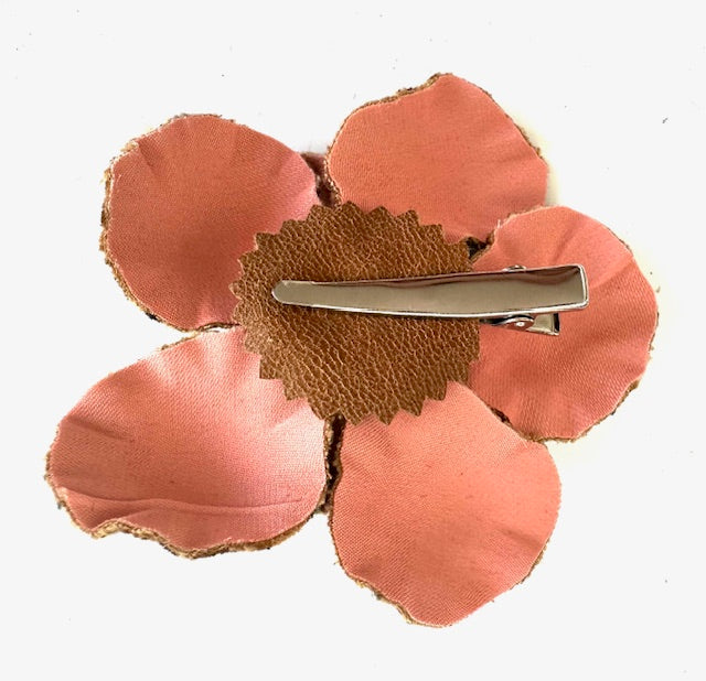Velvet Flower Brooch: Paisley
