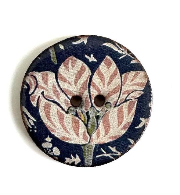 Ceramic Buttons: Morris Tulip