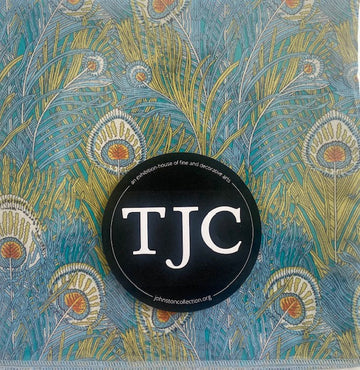Liberty Print Handkerchief: Peacock Feathers