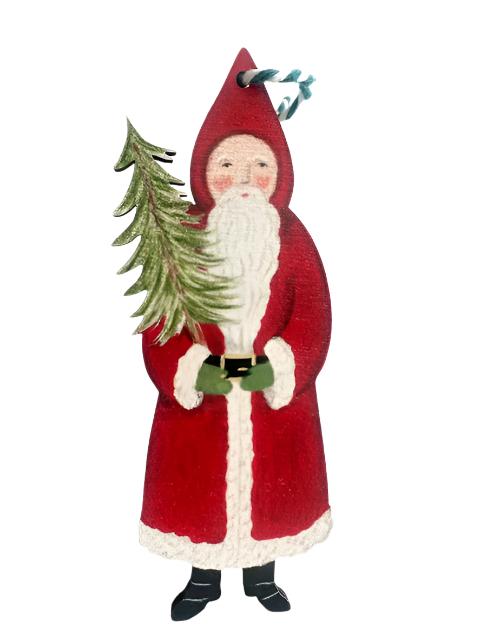 Wooden Decoration: Santa