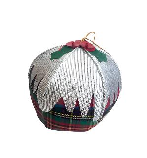 Decoration: Thistle Tartan Ball