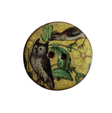 Ceramic Buttons: Heritage Birds