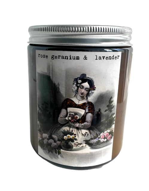 Candle: Rose Geranium & Lavender