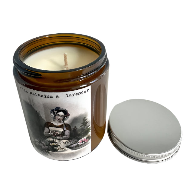 Candle: Rose Geranium & Lavender