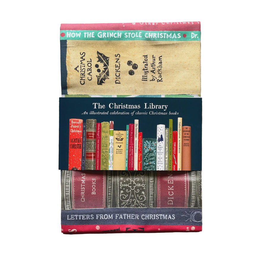 Tea Towel: The Christmas Library