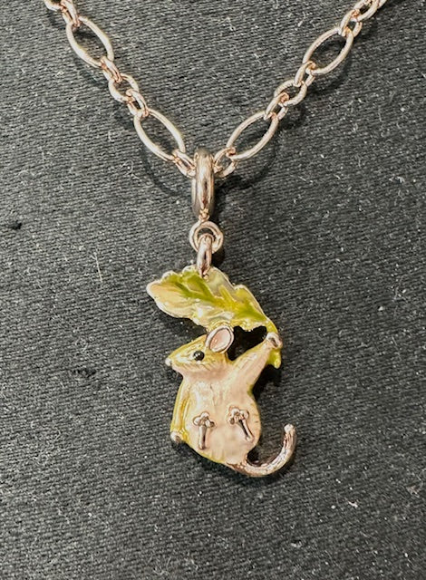 Necklace: Dormouse with Loop Chain