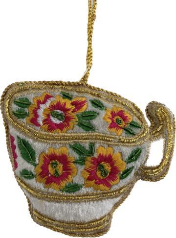 TJC Embroidered Decoration Minton Cup