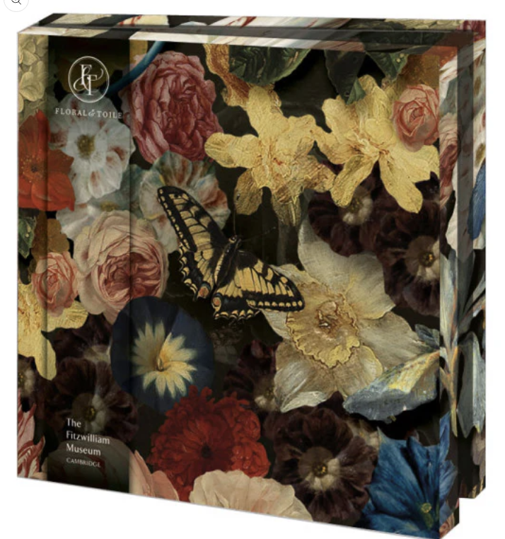 Card Set (Wallet): Floral and Toile
