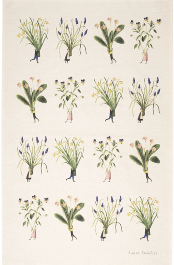 Tea Towel(Laura Stoddart): Spring Flowers