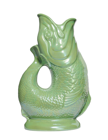 Gluggle Jug: Apple Green Lustre XL
