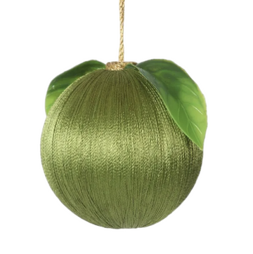 Silk Decoration: Olive Green