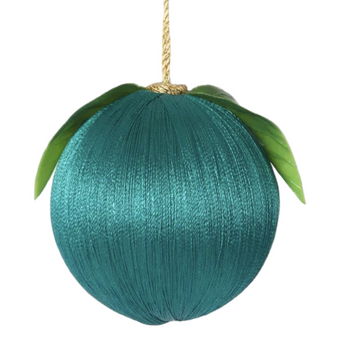 Silk Decoration: Emerald Green