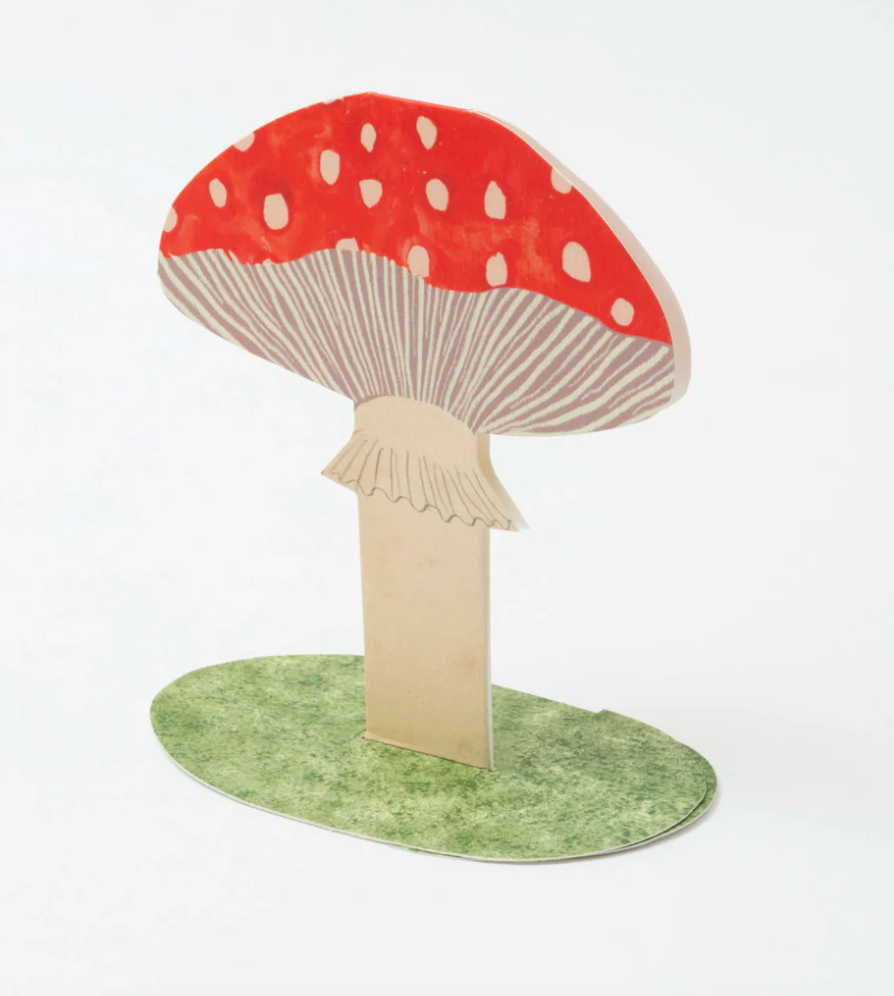 Card (Die Cut): Toadstool