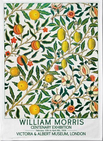 Tea Towel: William Morris Fruits