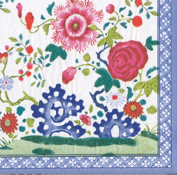 Paper Napkins (Lunch): The Met - Floral Porcelain