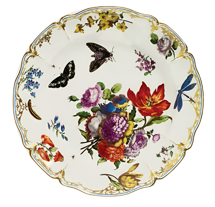 Tin Plate: Pink Butterfly