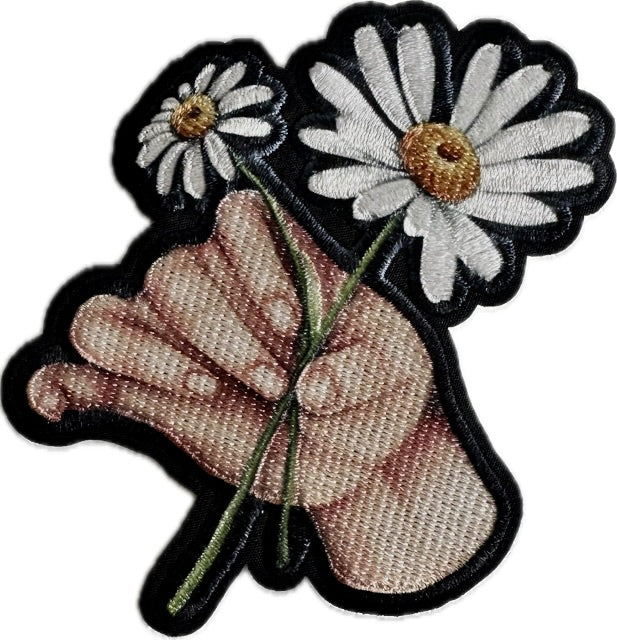 Brooch: Hand with Daisy