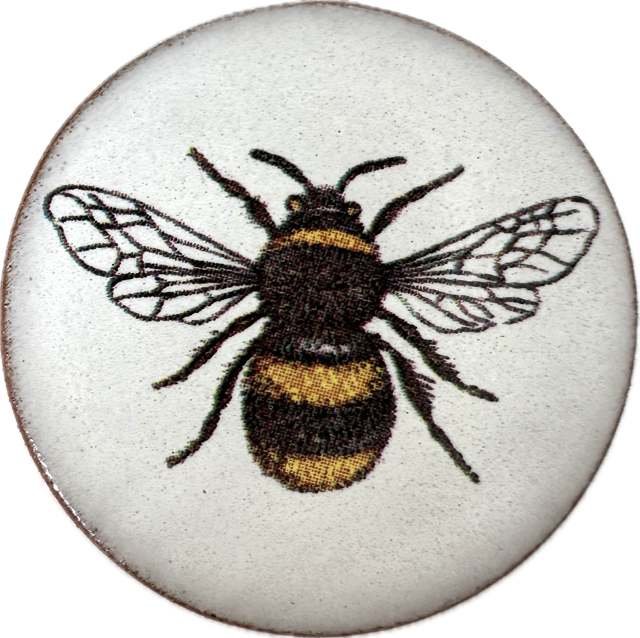 Ceramic Brooch: Bumblebee