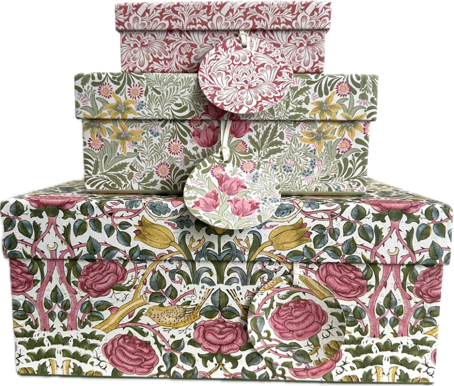 Gift Box: William Morris Rose Spring Green medium