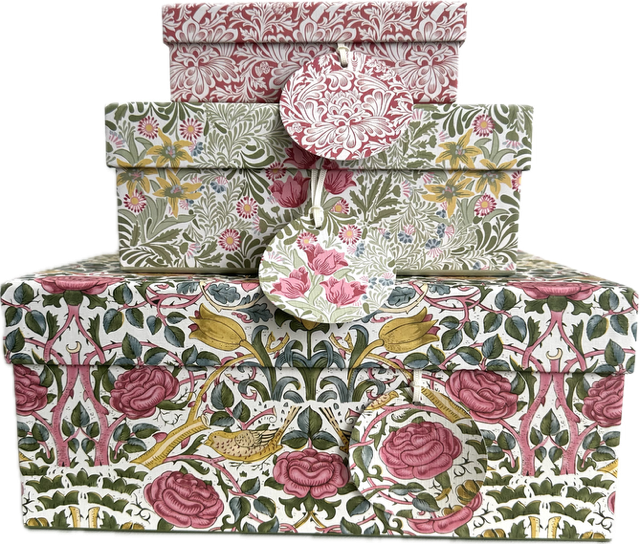 Gift Box: William Morris Rose Spring Green large