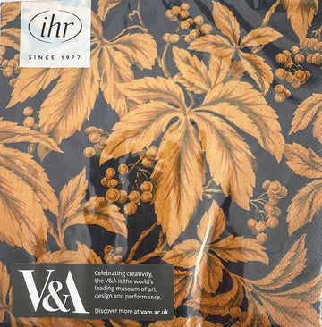 Paper Napkins (Lunch): Woodwind Blue
