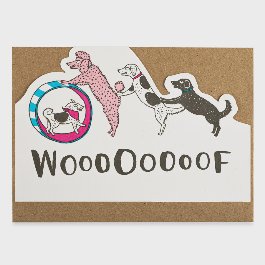 Card (Archivist Gallery): Woof Woof Circus Dogs