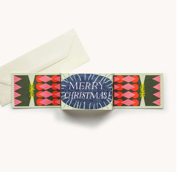 Card (Die Cut): Christmas Cracker