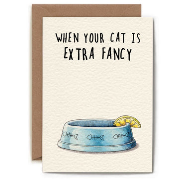 Card (Bewilderbeest): Fancy Cat