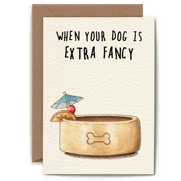 Card (Bewilderbeest): Fancy Dog