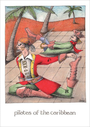 Card(Simon Drew): Pilates of the Caribbean