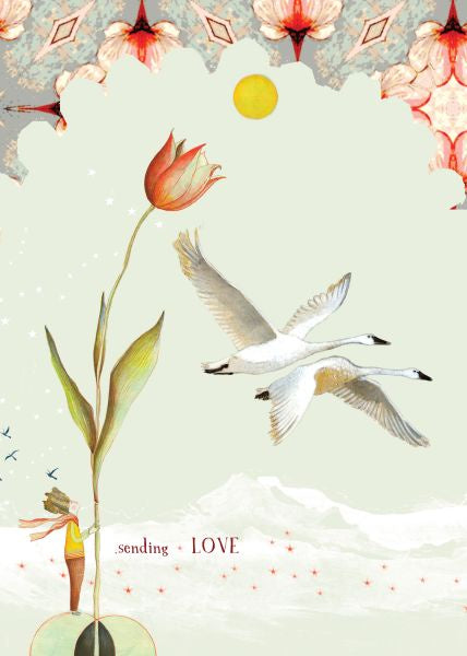 Card (Sacred Bee): Sending Love