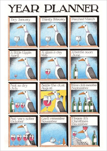 Card(Simon Drew): Year Planner