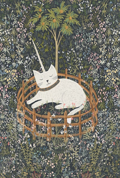 Card (Niaski): Meowgical Tapestry Cat
