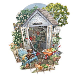 Card (3D Pop Up): Shed Quarters