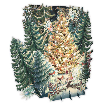 Card (3D Pop up Christmas): Trees