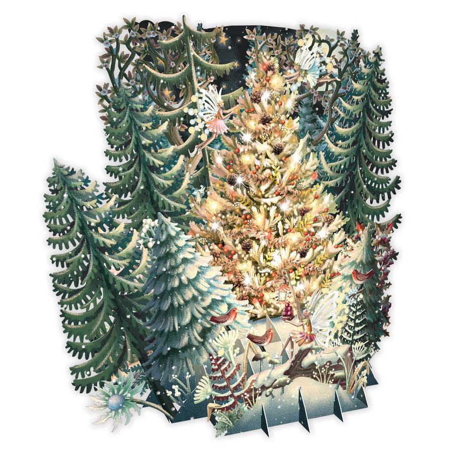 Card (3D Pop up Christmas): Trees