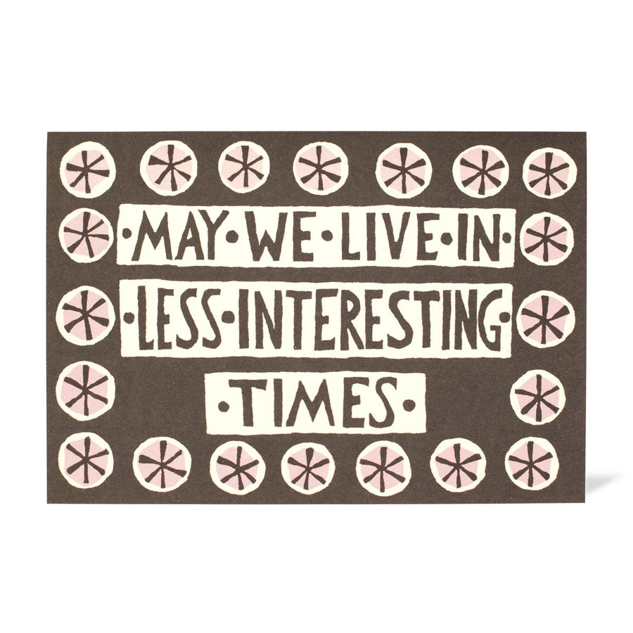 Card (Cambridge Imprint): Less Interesting Times