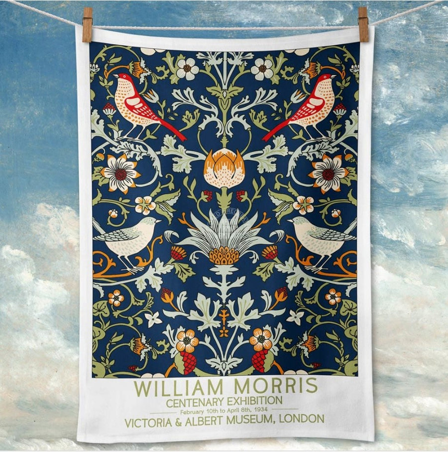 Tea Towel: William Morris Birds