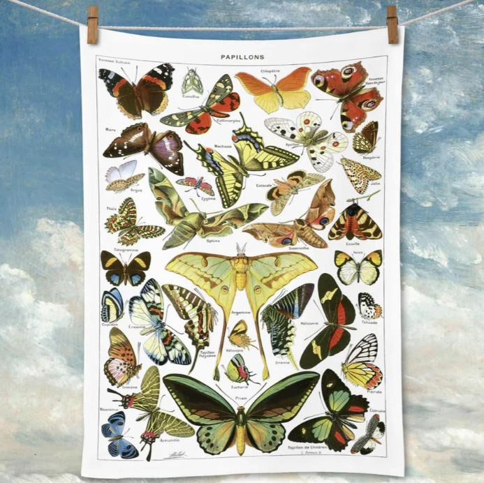 Tea Towel: Papillons