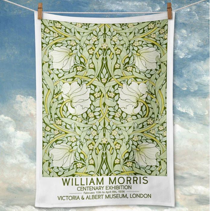 Tea Towel: William Morris Pimpernel