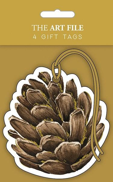 Gift Tags (Christmas): Decadence Pine Cone