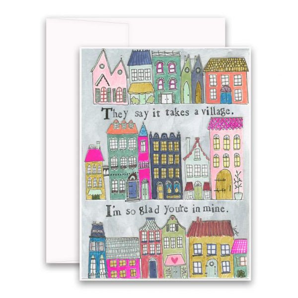 Card (Curly Girl): Takes a Village